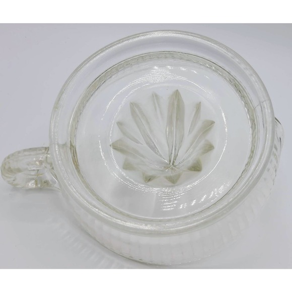 Vintage Glass Citrus Reamer - Clear Glass - Picture 5 of 5